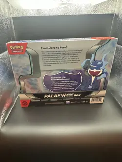 PALAFIN EX BOX Pokemon TCG 4 Booster Packs + 4 Foil Promo Cards SEALED NEW - Image 3