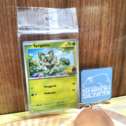 SPRIGATITO FIRST CLASS KELAS PERTAMA PROMO CARD 053/SV-P POKEMON TCG INDONESIA - Image 1