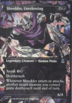 Shredder, Unrelenting (Borderless) - Teenage Mutant Ninja Turtles: #210 Nm 302N - Image 1