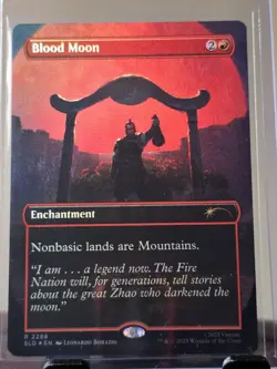 Blood Moon (Rainbow Foil) Secret Lair Drop Foil - Image 1