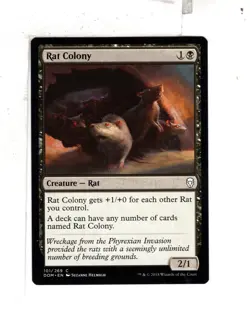 MTG SkeenAB Rat Colony from Dominaria. NM. - Image 1