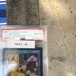1993 MtG Magic: the Gathering Control Magic CE PSA 8 WOTC - Image 4