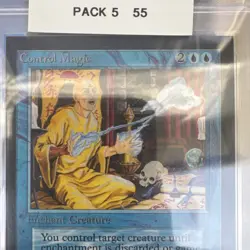 1993 MtG Magic: the Gathering Control Magic CE PSA 8 WOTC - Image 5