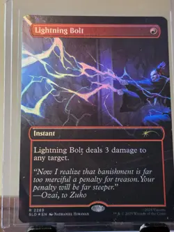 Lightning Bolt (2289) (Rainbow Foil) Secret Lair Drop Foil - Image 1