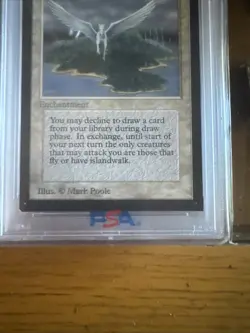 1993 Island Sanctuary CE MtG Magic: the Gathering WOTC PSA 8 - Image 5