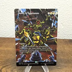 Waves of Aggression (Borderless) Teenage Mutant Ninja Turtles Eternal-Legal... - Image 1