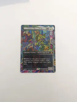 Mikey & Leo, Chaos & Order (Borderless) Teenage Mutant Ninja Turtles Regular NM - Image 1