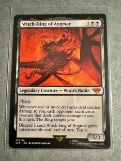 Witch-king of Angmar Lord of the Rings Non-Foil 114 NM - Image 1