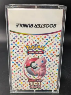 Pokemon 151 SV3.5 Booster Bundle Display Factory Sealed Case W/Acrylic Case - Image 1