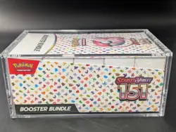 Pokemon 151 SV3.5 Booster Bundle Display Factory Sealed Case W/Acrylic Case - Image 4