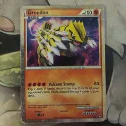 Groudon (Shiny) SL4 Call of Legends Holo - Image 1