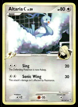 Pokemon TCG Supreme Victors #49/147 Altaria C LP - Image 1
