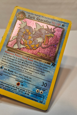 Dark Gyarados 8/82 Holo Rare Unlimited PRERELEASE Team Rocket Pokemon 1262 - Image 3