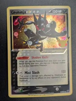 Pokemon Greninja Gold Star SWSH144 Black Star Promo nice SWIRL 🌀 - Image 5