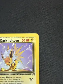 Dark Jolteon 38/82 Team Rocket Pokemon TCG 1999 | LP - Image 3