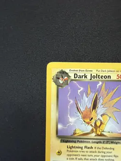 Dark Jolteon 38/82 Team Rocket Pokemon TCG 1999 | LP - Image 5
