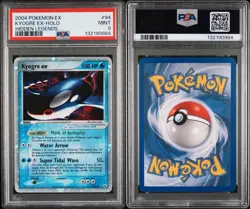 Kyogre ex EX Hidden Legends Holo Rare PSA 9 #94/101 English Mint Pokemon - Image 3