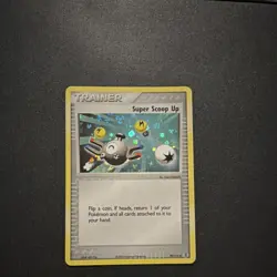 Pokemon TCG Super Scoop Up Trainer Reverse Holo EX FireRed LeafGreen 99/112 Unc… - Image 1