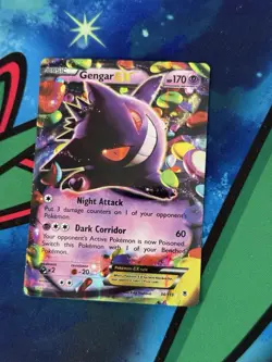 Pokemon TCG Gengar EX 34/119 Phantom Forces Ultra Rare LP - Image 1