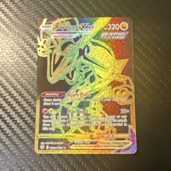 Pokemon Rayquaza VMAX TG29/TG30 Silver Tempest Secret Rare Full Art Holo - Image 1