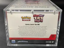 Pokemon 151 SV3.5 Booster Bundle Display Factory Sealed Case W/Acrylic Case - Image 3
