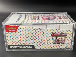 Pokemon 151 SV3.5 Booster Bundle Display Factory Sealed Case W/Acrylic Case - Image 4