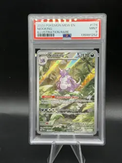 2023 POKEMON MEW EN-151 ILLUSTRATION RARE #174 NIDOKING PSA 9 - Image 1