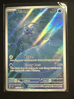 Phione - 175/167 Illustration Rare SV06: Twilight Masquerade Pokemon TCG NM-M - Image 1