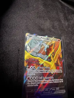 Pokemon TCG Team Rockets Moltres EX Destined Rivals Stamped Upc Promo 208/182 - Image 2
