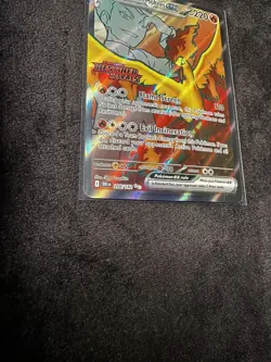 Pokemon TCG Team Rockets Moltres EX Destined Rivals Stamped Upc Promo 208/182 - Image 3