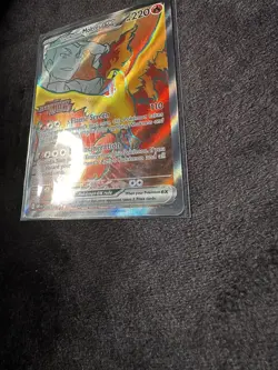 Pokemon TCG Team Rockets Moltres EX Destined Rivals Stamped Upc Promo 208/182 - Image 4