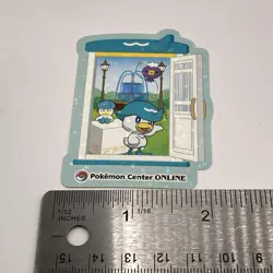 Pokemon Center Online Holo Sticker Quaxly Nintendo Japanese JAPAN Rare - Image 2