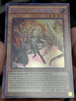 Yugioh 1xCopy Incredible Ecclesia the Virtuous BODE-EN007 Secret Rare NM w/Track - Image 4