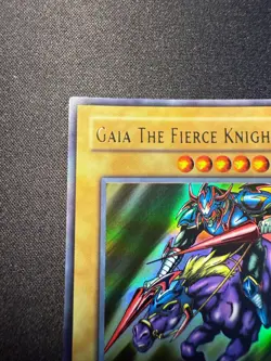 Yu-Gi-Oh! Gaia The Fierce Knight 1st Edition Ultra Rare Asian English LOB-006 - Image 5