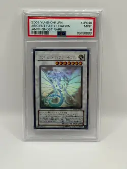 PSA 9 Yu-Gi-Oh Ancient Fairy Dragon ANPR-JP040 Holo Ghost Rare Japanese YuGiOh - Image 1