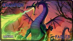 Disney Lorcana Fabled Set Championship Maleficent Playmat - SEALED NEW - Image 2