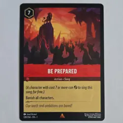 Disney Lorcana Be Prepared Action Song Scar The First Chapter 128/204 - Image 1