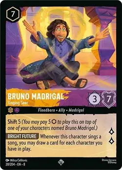 Disney Lorcana TCG - Reign of Jafar - Bruno Madrigal - Singing Seer 20/204 - Image 1