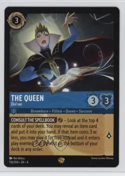 2024 Disney Lorcana - Ursula's Return 4 The Evil Queen Legendary Diviner #156 - Image 1