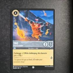 Yao Imperial Soldier - Common - Disney Lorcana TCG Ursula's Return #194/204 - Image 1