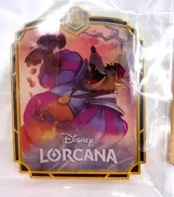 Disney Lorcana Intothe Inklands Promo Pins Set of 3 Stitch Sheriff of Nottingham - Image 4