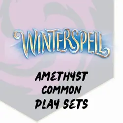 Disney Lorcana Winterspell Amethyst Common Play Sets - Image 1