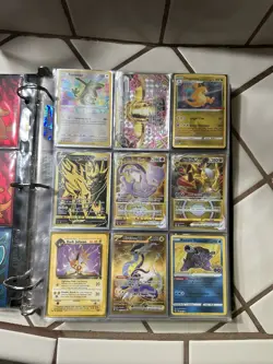 Old Pokemon Card Collection binder Full Art, Holo, Reverse Holo, Ex, Break Cards - Image 2
