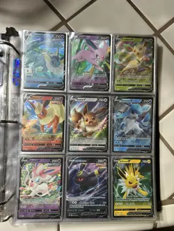 Old Pokemon Card Collection binder Full Art, Holo, Reverse Holo, Ex, Break Cards - Image 5