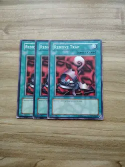 Yu-Gi-Oh! - Remove Trap - 3X - Full Playset Of Common Cards - Image 1