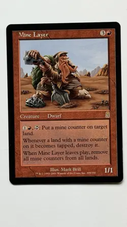 Mine Layer Odyssey Regular Magic The Gathering Card - Image 1