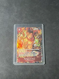 Portgas.D.Ace| ST15-005 | SR One Piece Promo Card (IB06) | English NM - Image 1