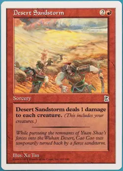 Desert Sandstorm Portal Three Kingdoms NM Red Common CARD (297463) ABUGames - Image 1