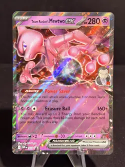 Team Rocket's Mewtwo ex 205 Sv: Scarlet & Violet Promo Cards Holo - Image 1