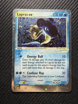 Pokemon TCG Lapras EX Holo Ultra Rare Card Ruby and Sapphire 99/109 NM 💎 - Image 3